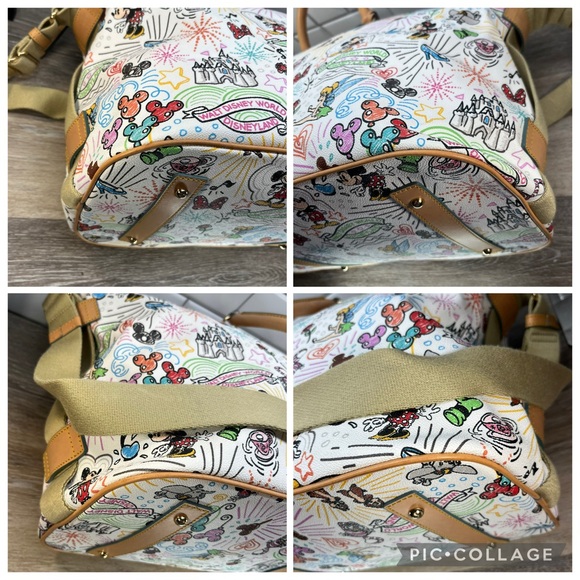 0149 DOONEY & BOURKE X DISNEY SKETCH DUFFLE WEEKENDER BAG 38830149 - Picture 15 of 15